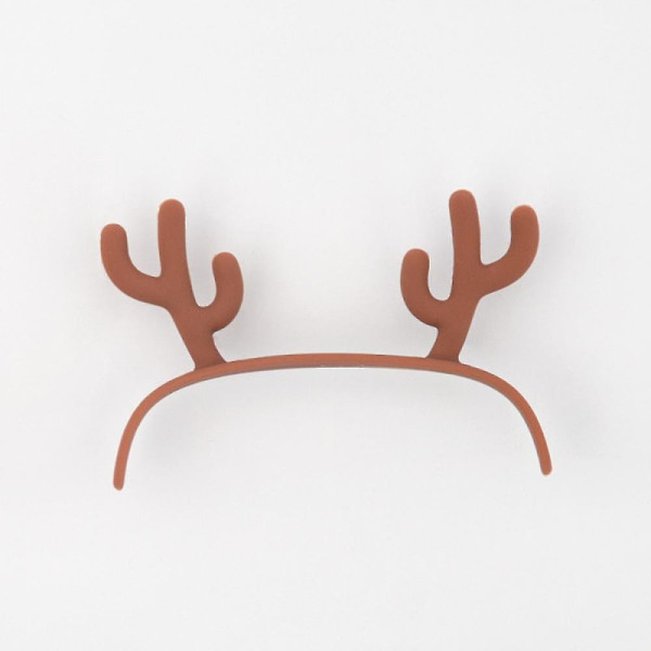 Digital Alarm Clock, Portable Cartoon Antler Shaped Alarm Clock, Rechargeable Digital Display Screen, Night Light Alarm Clock-pink
