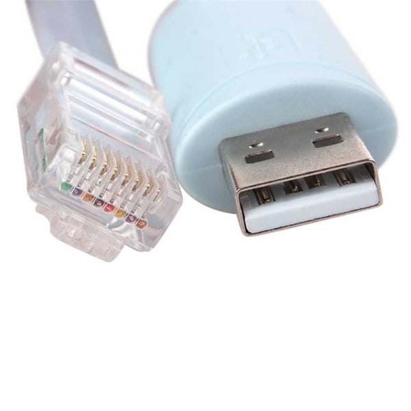 1,8M USB till RJ45 för Cisco USB -konsolkabelkonsol blå blue