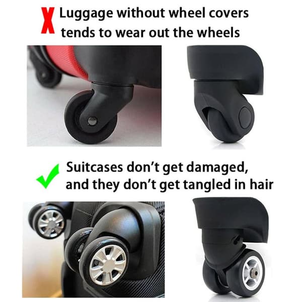 Mordely 8st Bagage Caster Skor Resväskor Cover L  L L3