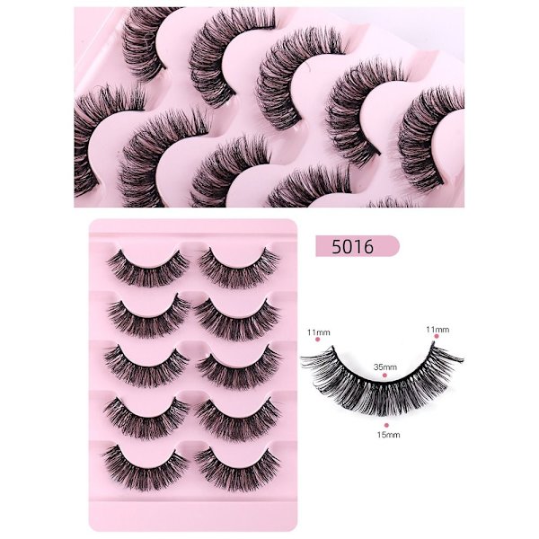 Mordely Lösögonfransar Russian Strip Lashes 5012