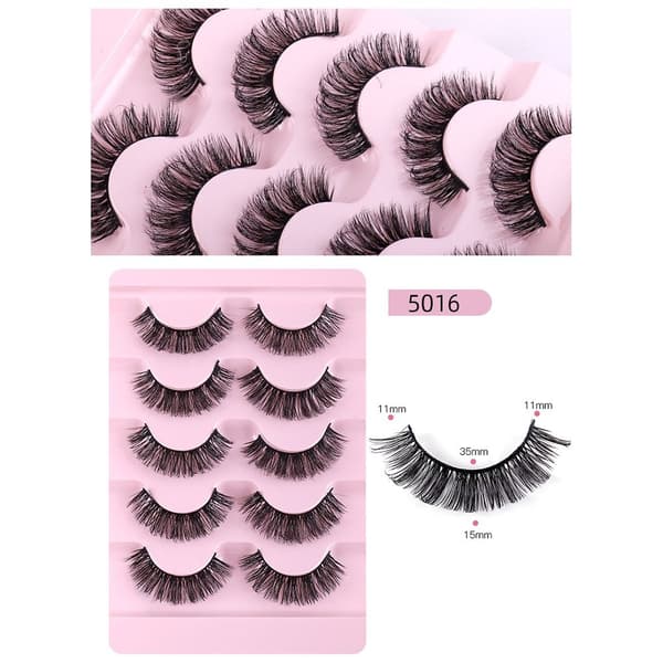 Mordely Lösögonfransar Russian Strip Lashes 5019