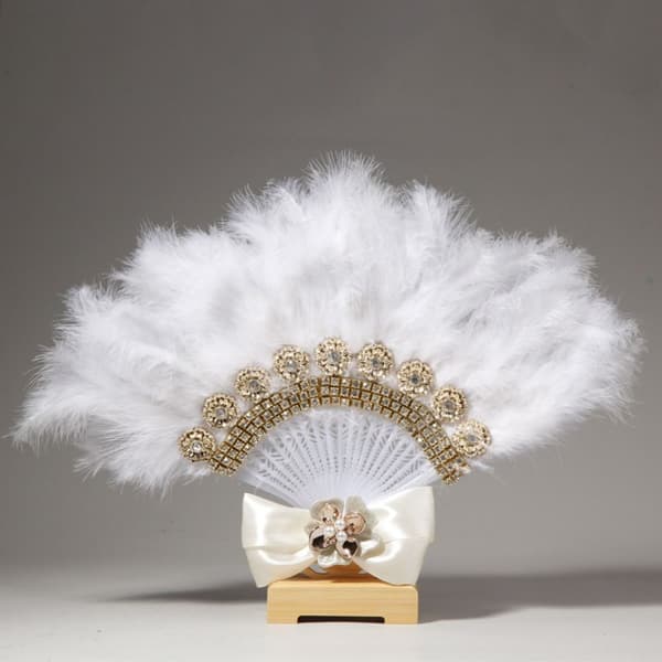 Mordely Feather Fan Feather Pleasant Fan 2