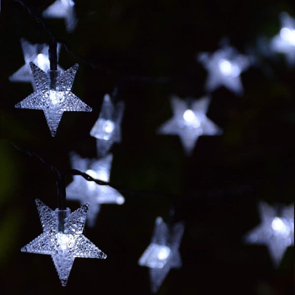 Mordely Star String Lights LED Lights WARM WHITE 50LED WARM WHITE 50LED warm white 50LED
