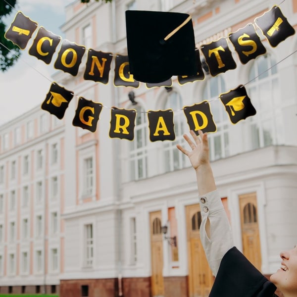 Mordely Grattis Graduation Banner Hanging Banner A