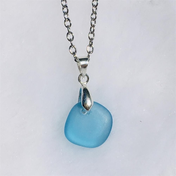 Sea Glass Halsband Kedja Halsband SILVER 5 SILVER 5 Silver 5