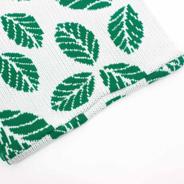 Mordely Axelväska Stickad handväska WHITE&GREEN white&green