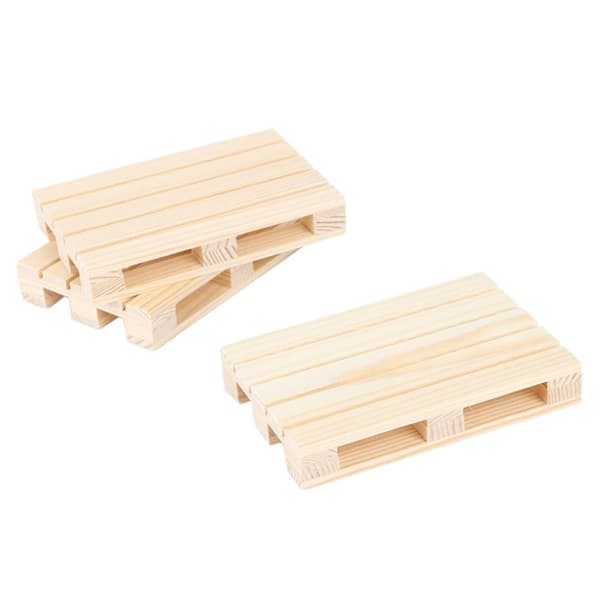 Mordely Trä Cup Coaster Mini Pall Drinks Isolering Pad wooden