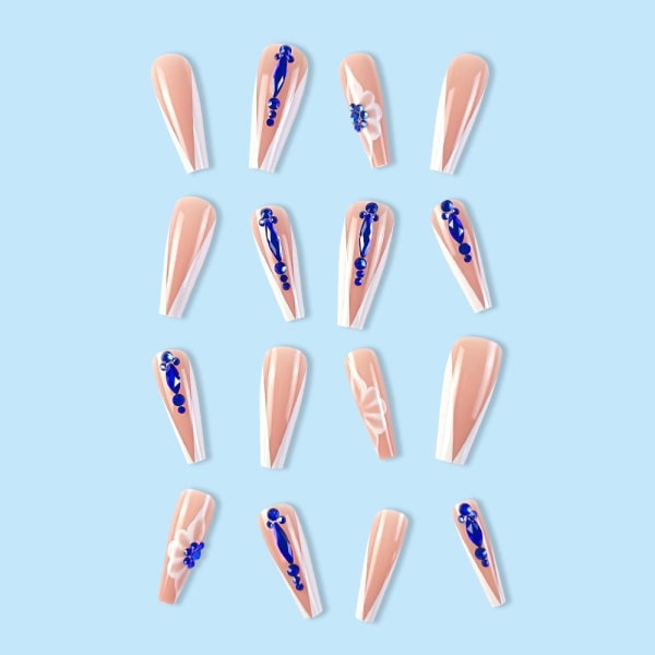 French Fake Nails Ballerina False Nail 2