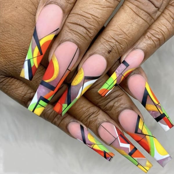Fake Nails Ballerina 3