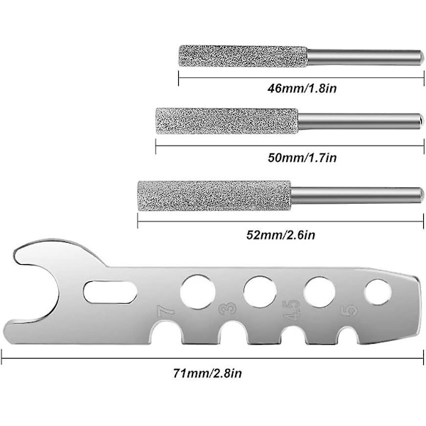 2023 Chainsaw Sharpening Accessory Kit, Chainsaw Sharpener Grinding Chain Tool Chainsaw Chain Drill