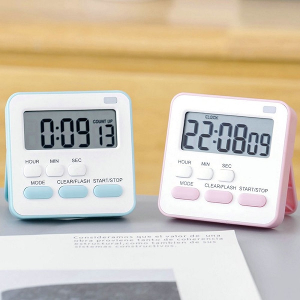 Mordely Nedtælling Vækkeur Timer PINK pink