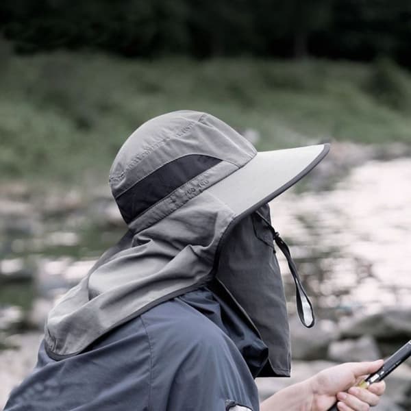 Fiskehatt Solhatt LJUSGRÅ light grey