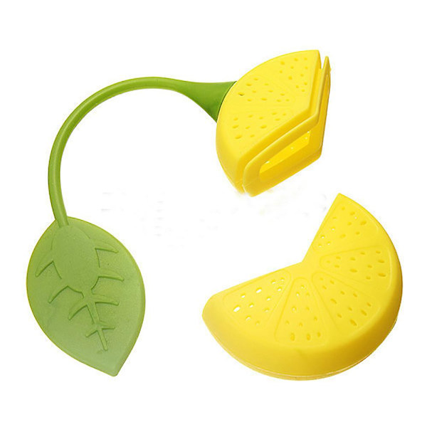 Mordely 1st Tesil Silikon Citron Design Lös teblad Silpåse