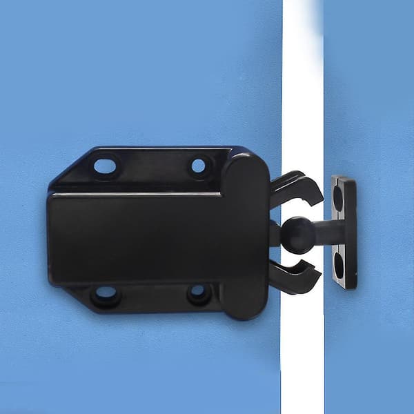 Invisible Furniture Lock With Mute Pop-up Function Push To Open Catch Lock Black