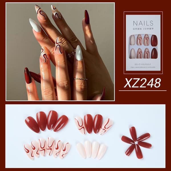 Mordely 24 stk False Nail Full Cover XZ240