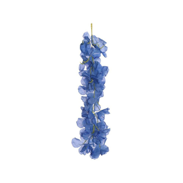 Mordely Konstgjord blomma Wisteria Vine MÖRKBLÅ dark blue