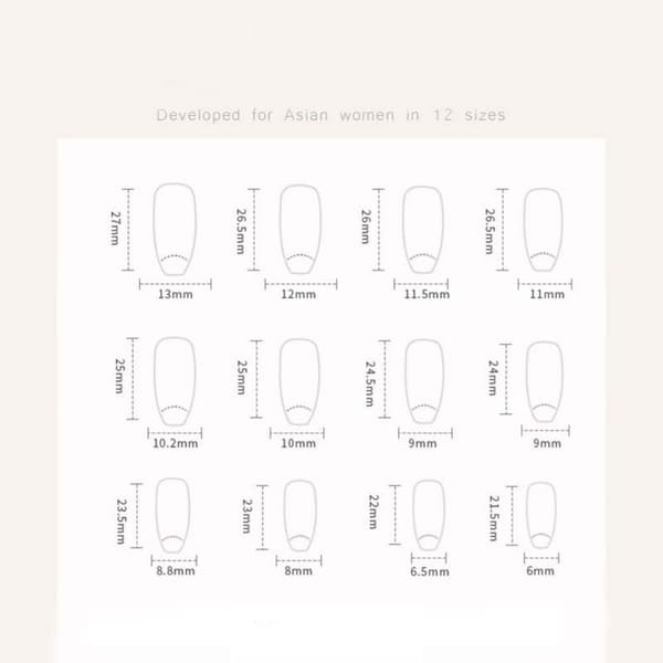 Mordely False Nails Fake Nails W1154