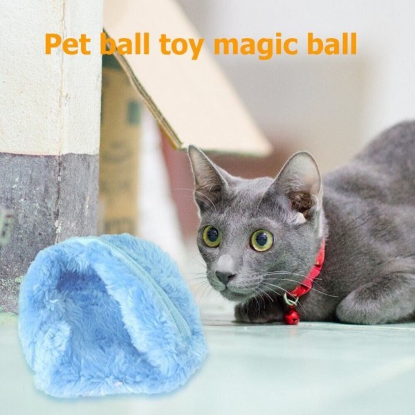Mordely Magic Roller Ball Toy Automatisk Pet Hund Cat Active Rolling Ball
