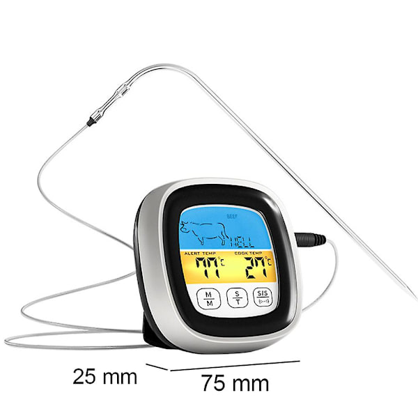 2023 Digital kötttermometer för matlagning, matgrilltermometer