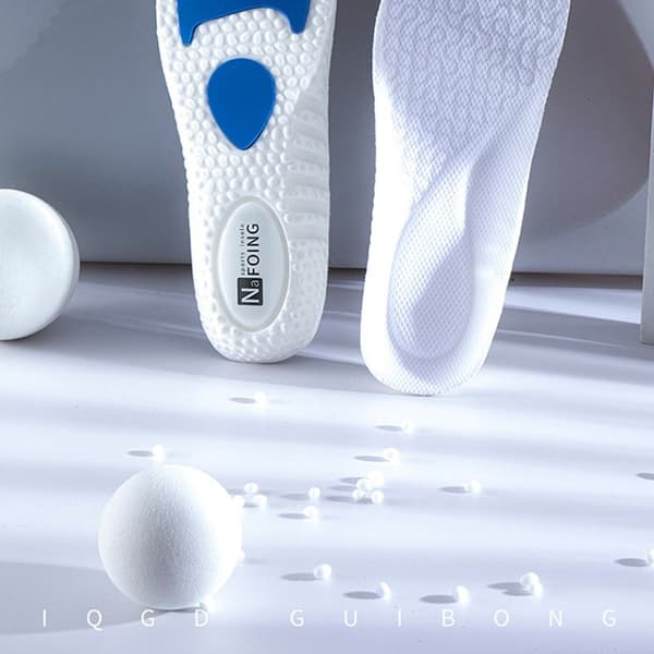 Mordely Shoe Lift Memory Bomull Innersula WHITE-35-36 White-35-36