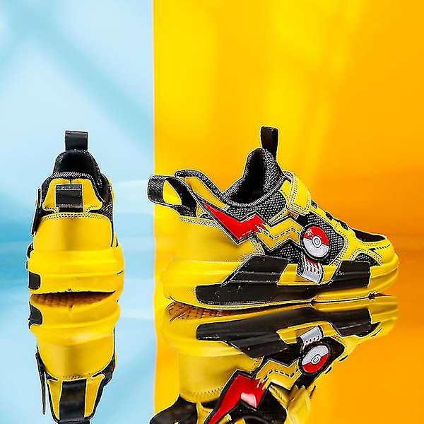 Mordely Childrens Shoes Cartoon Sneakers Running Shoes For Kids 700 Yellow 31