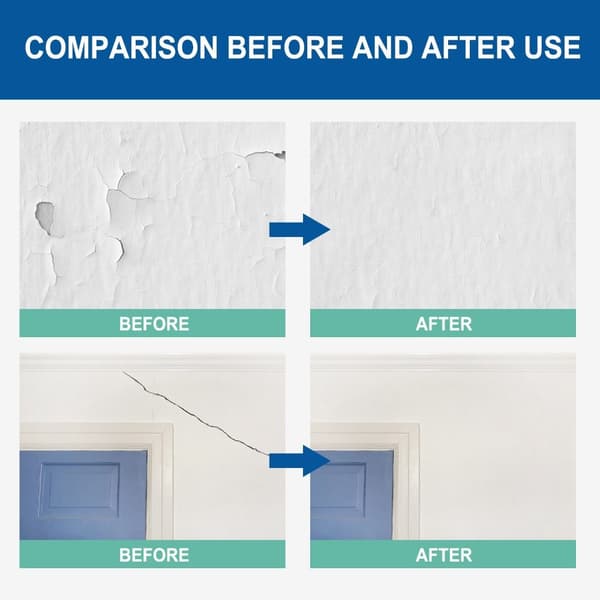 Mordely Liten rullborste Vägg Latex Paint Vägg Reparation Paste Roller