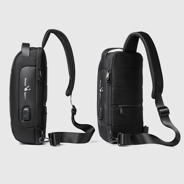 Mordely Bärbar förvaringsväska för Asus ROG Ally Game Conslole Case Crossbody-ryggsäck Black