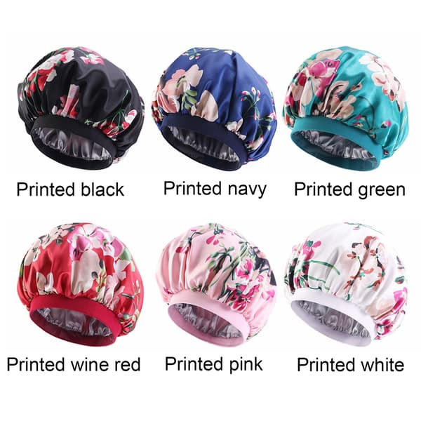 Mordely Stor Satin Bonnet Satin Sleeping Cap ROSA