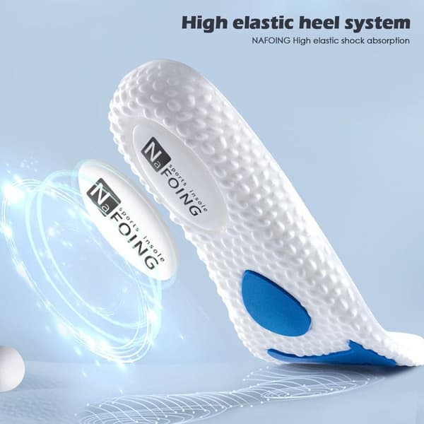 Mordely Shoe Lift Memory Bomull Innersula WHITE-35-36 White-35-36