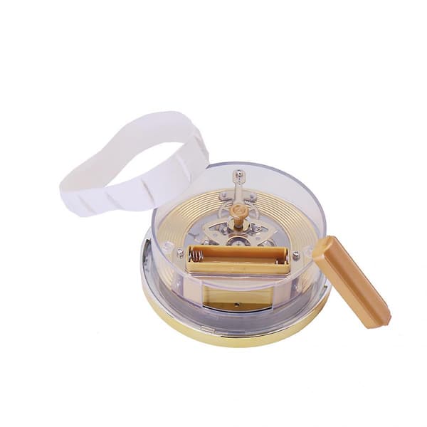 2023 4 1/16 Inch Gold Skeleton Clock Insert With Gold Bezel