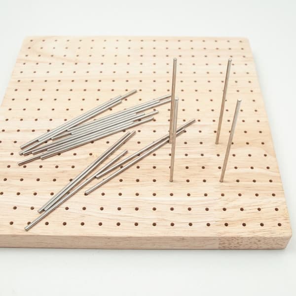 Mordely Träblockeringsbräda Fyrkantig Virkad bräda Stickning Blockmatta