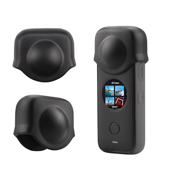 Mordely Case Soft Cover Shell för Insta360 One X2 SVART black
