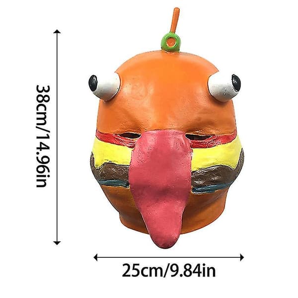 Mordely Halloween Devil Pumpkin Headgear Mask, Masquerade Funny Scary Headgear, Carnaval