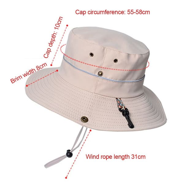 Mordely Boonie Hat Bucket Cap LJUSGRÅ Light Gray