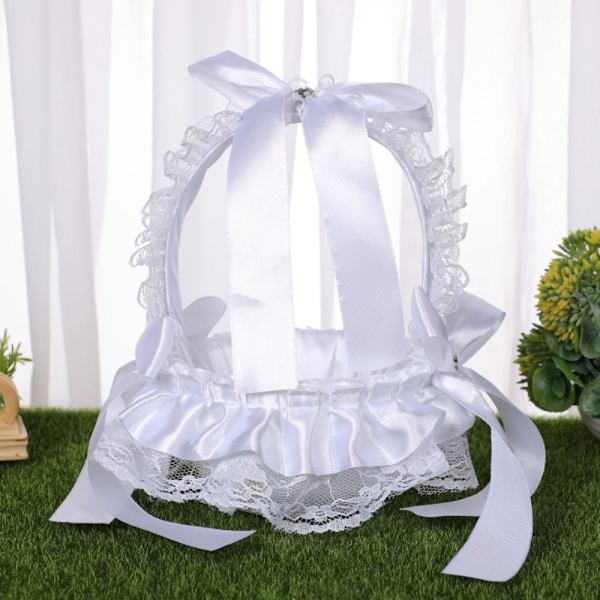 Mordely 2st Blomkorg Flower Girl Baskets 2ST-E 2ST-E 2PCS-E