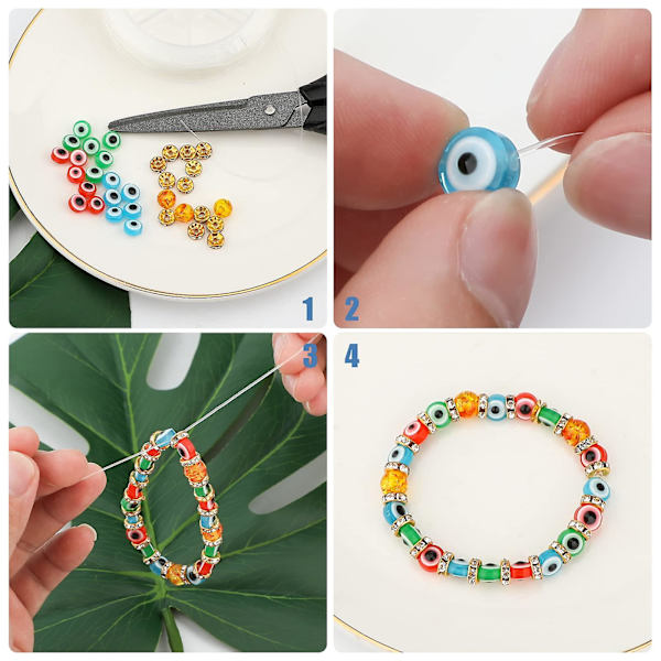 2023 450st Evil Eye Beads Eye Beads Handgjorda