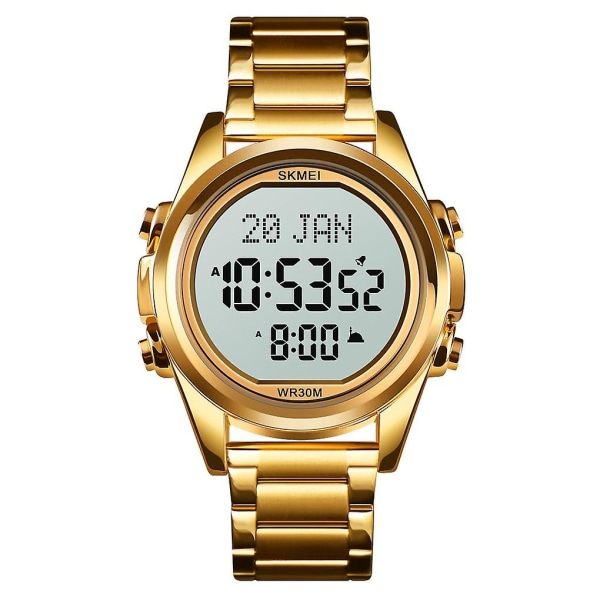 Mordely Men's Waterproof Digital Watch With Calendar Gold