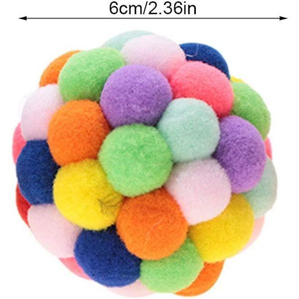 2023 Soft Pom Poms For Cats Lightweight, Interactive, Various Colors