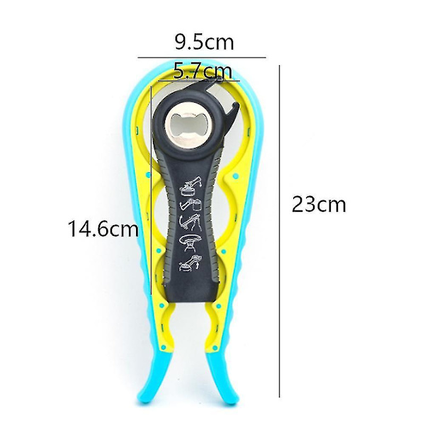 2023 Bottle Opener,5 In 1 Multi Function Can Opener-kitchen Tools