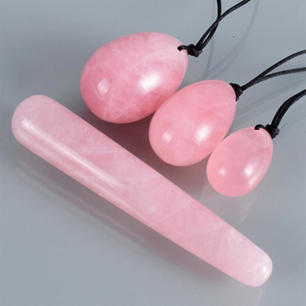2023 Muskelträningsägg, för träning av bäckenbottenmuskler, Jade pink