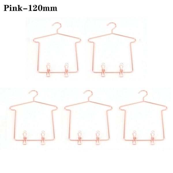 Mordely 5st Dockhängare Klädhängare ROSA 120MM5ST 5ST pink 120mm5pcs-5pcs
