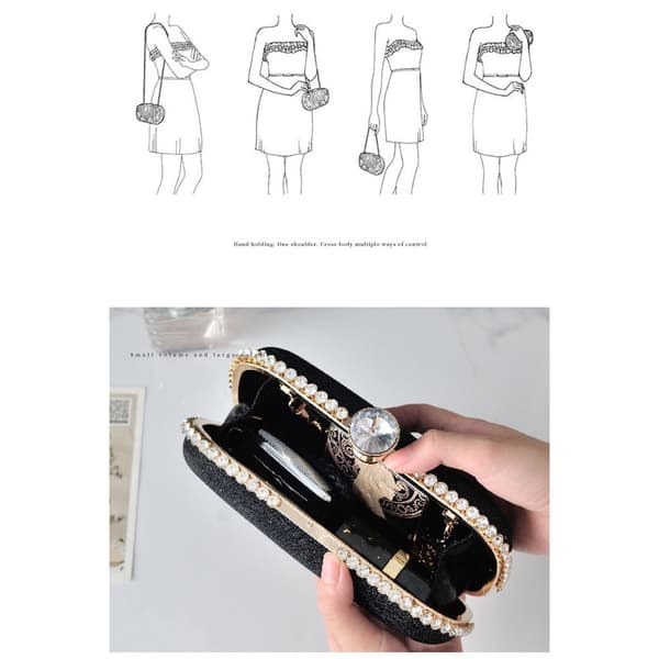 Mordely Evening Party Bag Evening Clutch Väskor ROSA pink