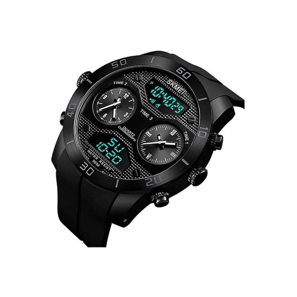 Men's Leather Chronograph Watch 1355