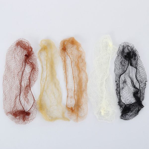 50st Osynlig hårnät Fine Mesh Peruk Net Ballett Snood Mörk dark brown