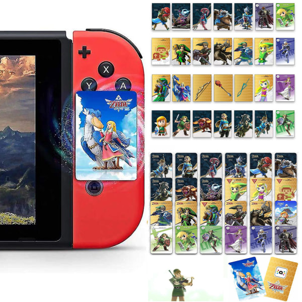 Mordely The Legend of Zelda Breath Of The Wild Amiibo NFC Card Switch 28 PCS