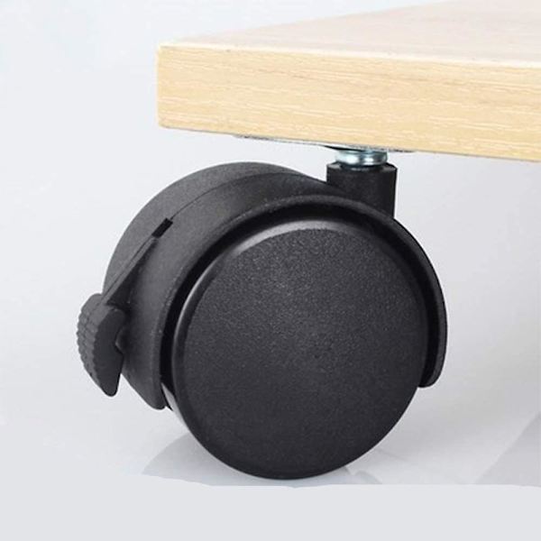 Mordely Set Of 4 Swivel Castors With Brake For Furniture (5 Centimeters)