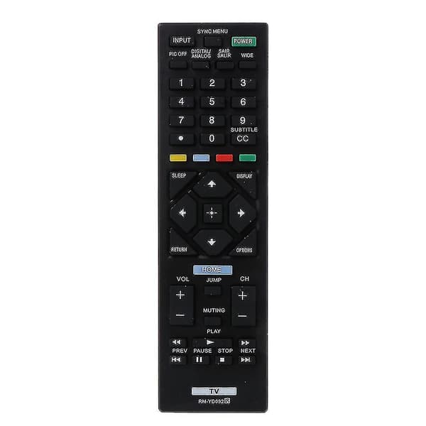 Mordely Tv Remote Control Replacement For Sony Kdl-32r330b Media Player Accessory