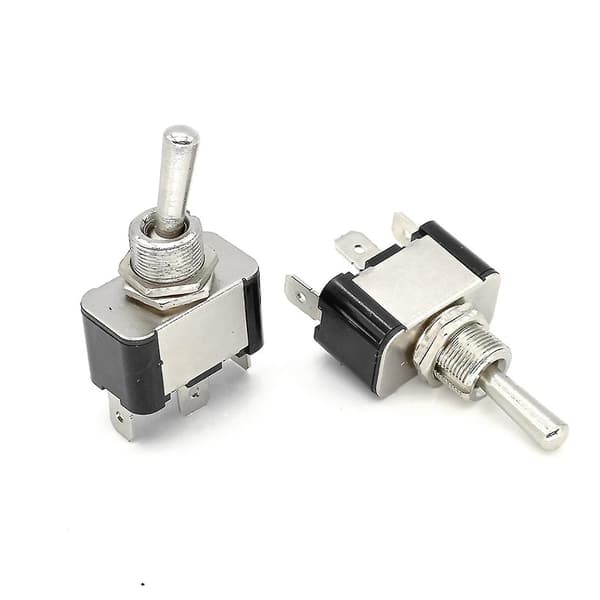 Mordely 3pcs Miniature On Off Small Spst Toggle Switch Heavy Duty 10a 3pin Switch