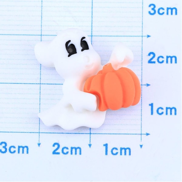 20st Halloween Pumpa Figurine 3D Resin Flat HAT HATT hat
