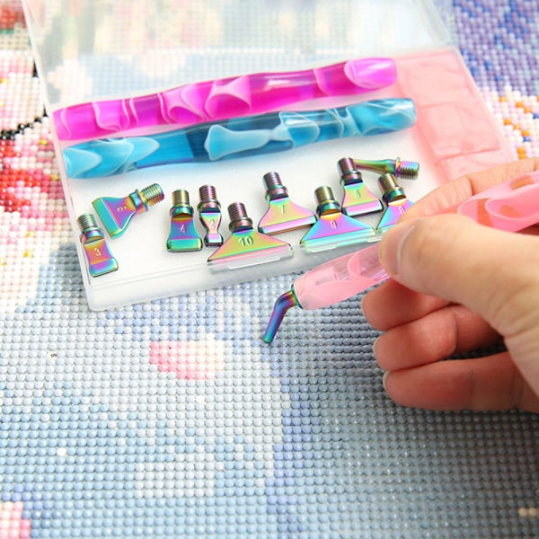 Mordely Diamond Painting Pen Point Drill Pens MULTICOLOUR-B